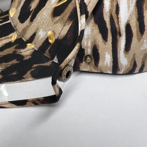 Nordstrom Leopard Cap w/removable Face Shield - Picture 5 of 8